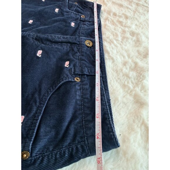 Vineyard Vines Short Skirt Size 0 Blue, With Pink Whales - Picture 6 of 7